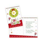 Cartão P Natal Kit 02 com 10 unidades